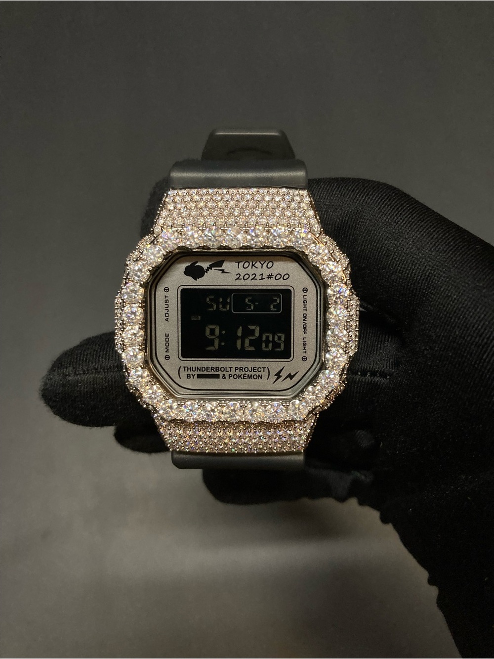 ✨ Custom Moissanite Dw-5600 G-SHOCK Watch 💎 | GRA Certified ✨